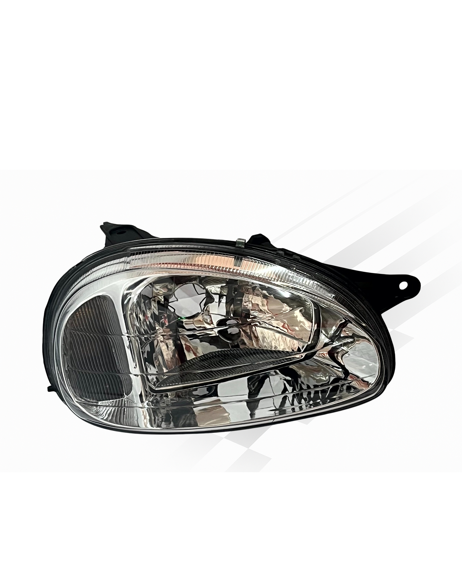 Farol Corsa 00+ Lente Lisa Cromado